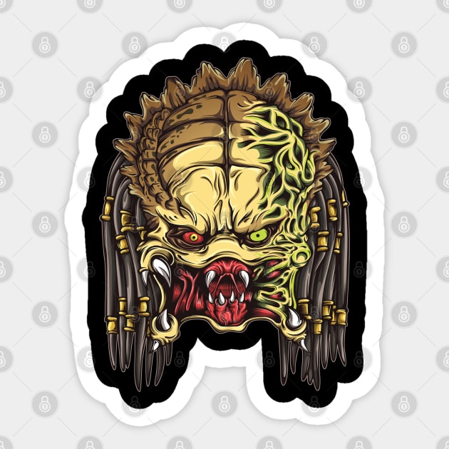 Wolf predator caricature Sticker by FigureHQStudio